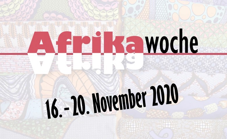 Grafik mit Aufschrift: Afrika-Woche 16.-20. November 2020 am RBZ Wirtschaft Kiel